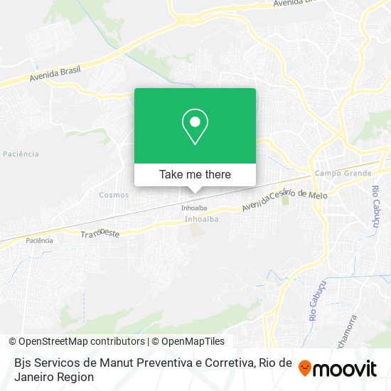 Mapa Bjs Servicos de Manut Preventiva e Corretiva