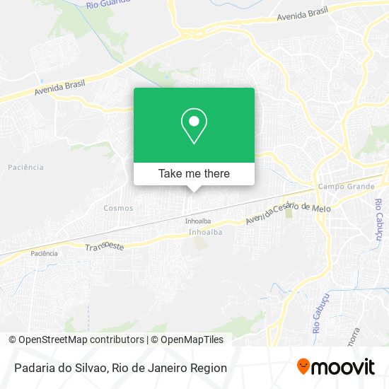 Padaria do Silvao map