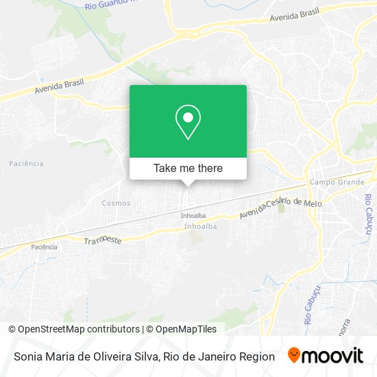 Sonia Maria de Oliveira Silva map