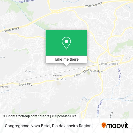 Congregacao Nova Betel map