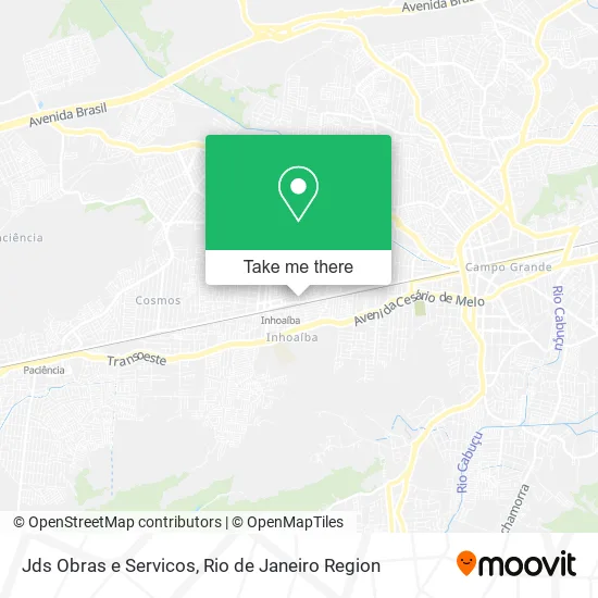 Jds Obras e Servicos map