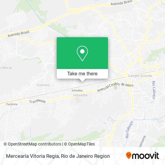 Mapa Mercearia Vitoria Regia