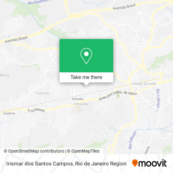 Irismar dos Santos Campos map