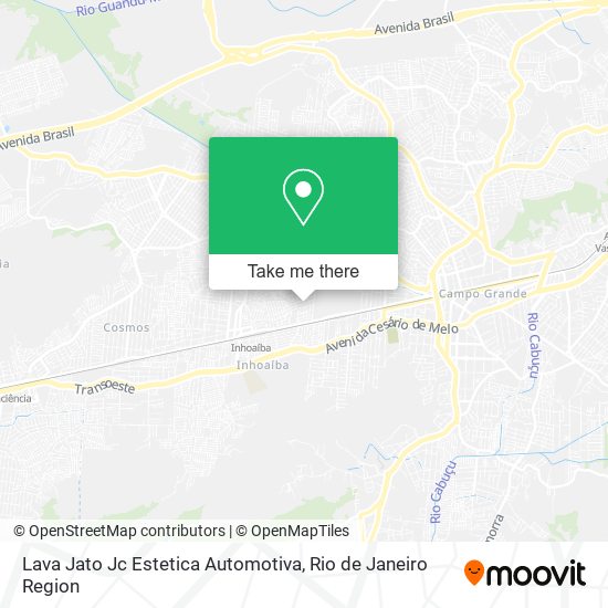 Mapa Lava Jato Jc Estetica Automotiva