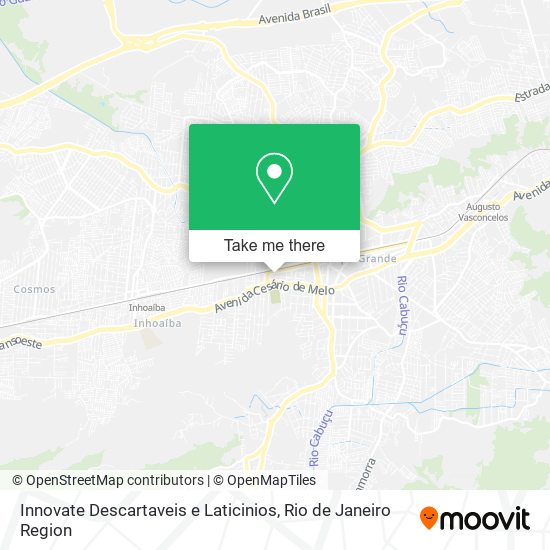 Innovate Descartaveis e Laticinios map