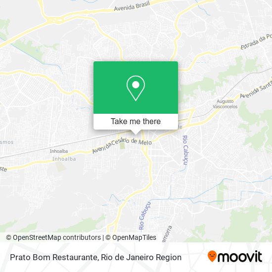 Mapa Prato Bom Restaurante