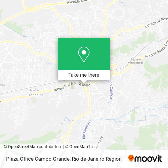 Mapa Plaza Office Campo Grande