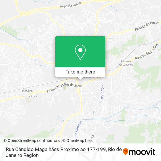 Rua Cândido Magalhães Próximo ao 177-199 map