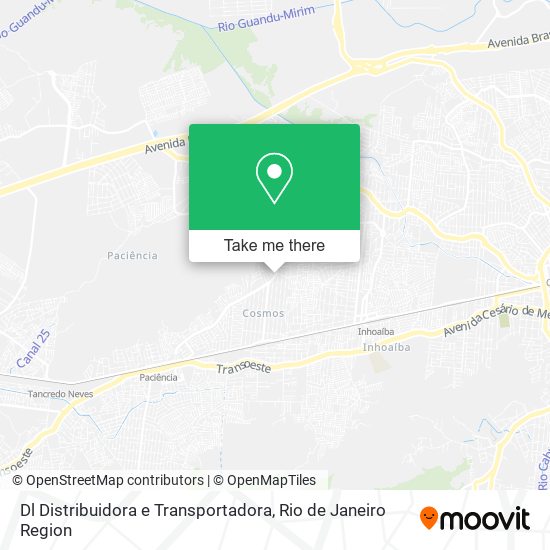 Dl Distribuidora e Transportadora map