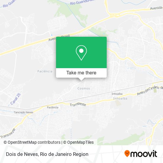 Dois de Neves map