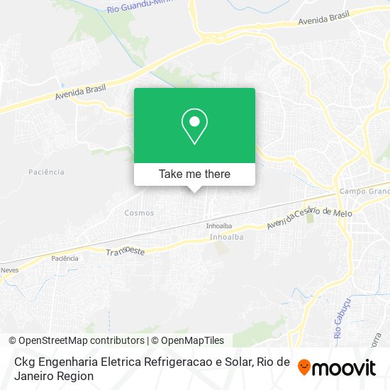 Ckg Engenharia Eletrica Refrigeracao e Solar map