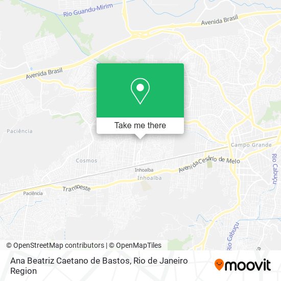 Mapa Ana Beatriz Caetano de Bastos