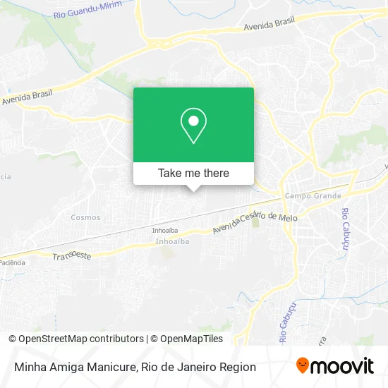 Minha Amiga Manicure map