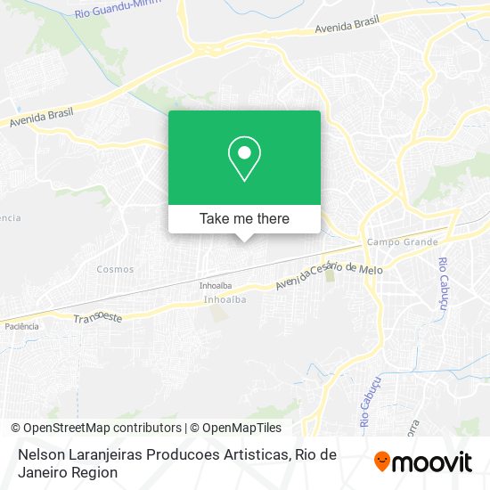 Mapa Nelson Laranjeiras Producoes Artisticas