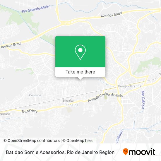 Batidao Som e Acessorios map