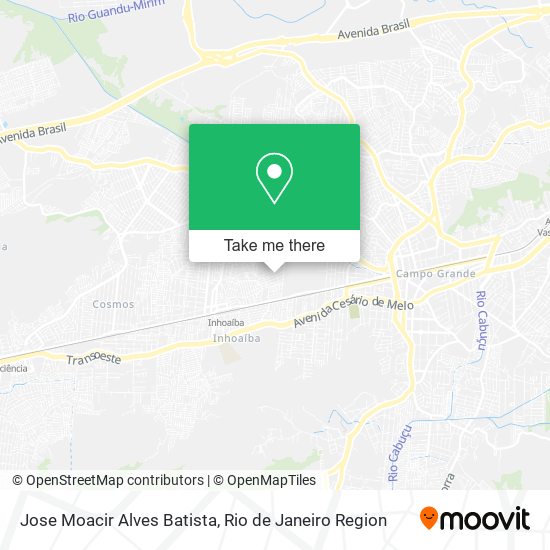 Mapa Jose Moacir Alves Batista