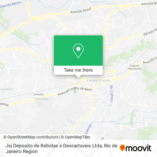 Jsj Deposito de Bebidas e Descartaveis Ltda map