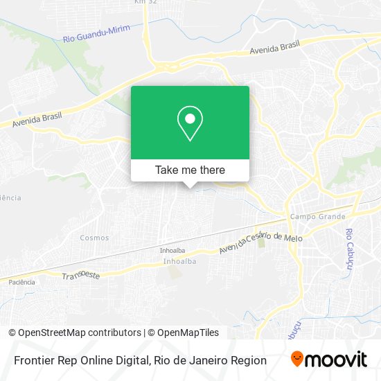 Frontier Rep Online Digital map