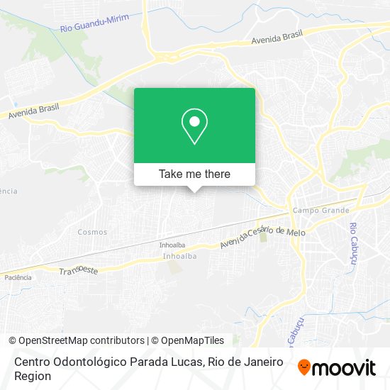 Centro Odontológico Parada Lucas map