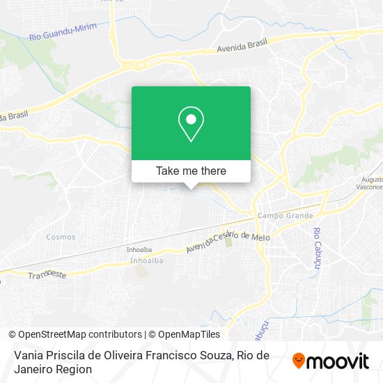 Vania Priscila de Oliveira Francisco Souza map