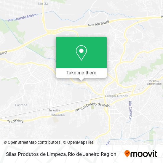 Mapa Silas Produtos de Limpeza