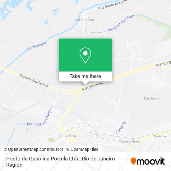Posto de Gasolina Portela Ltda map