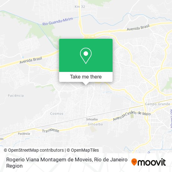 Mapa Rogerio Viana Montagem de Moveis