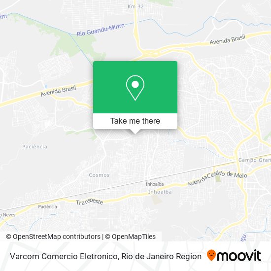 Varcom Comercio Eletronico map