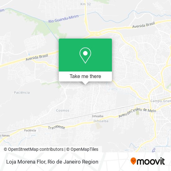 Loja Morena Flor map