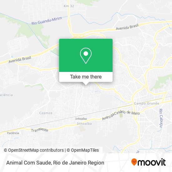 Animal Com Saude map