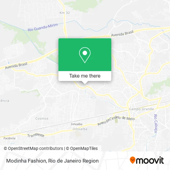 Modinha Fashion map