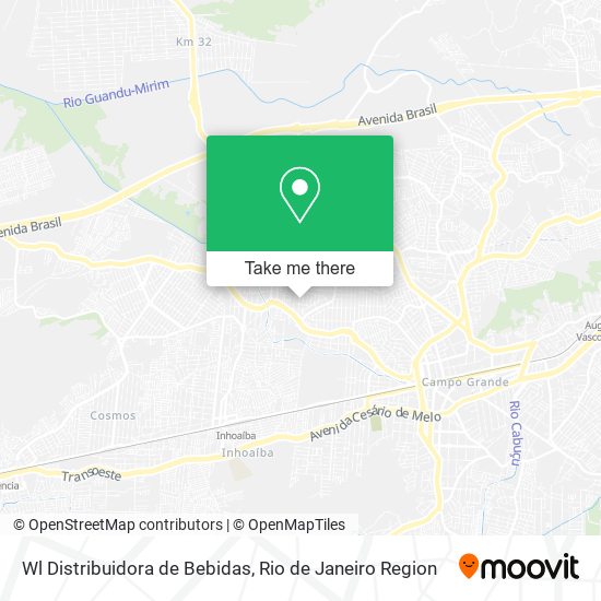 Wl Distribuidora de Bebidas map