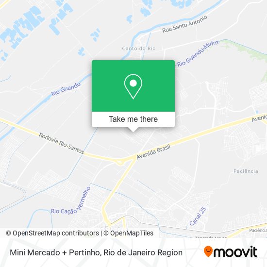 Mini Mercado + Pertinho map