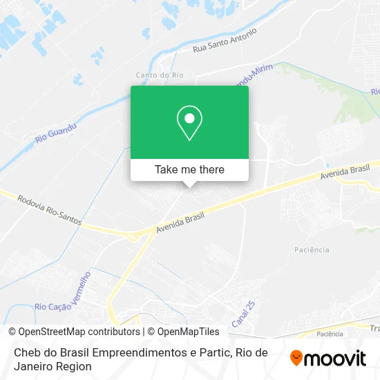 Cheb do Brasil Empreendimentos e Partic map