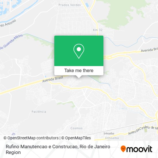 Mapa Rufino Manutencao e Construcao