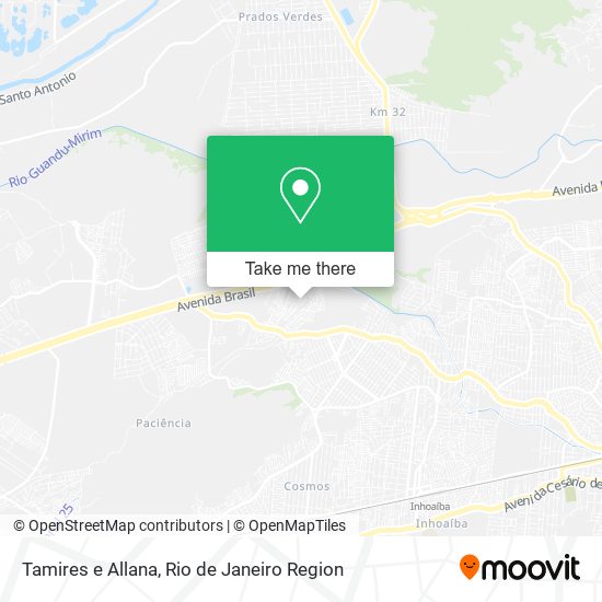 Tamires e Allana map