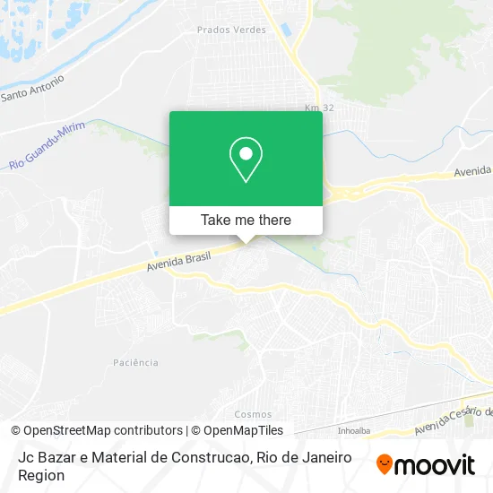 Jc Bazar e Material de Construcao map