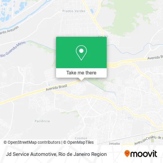 Jd Service Automotive map