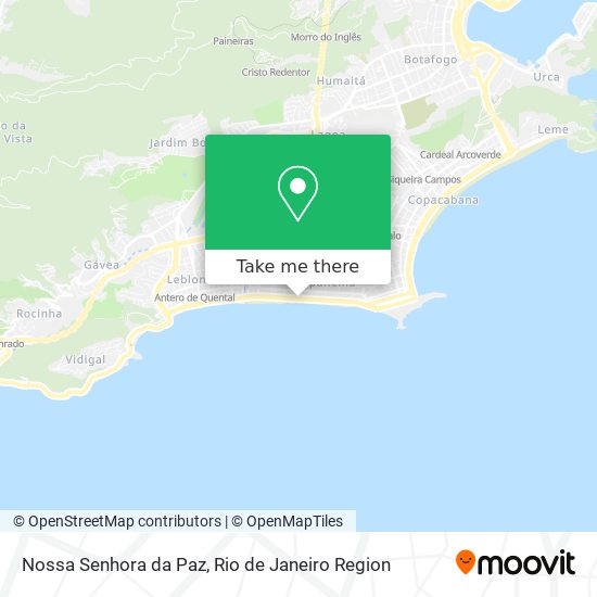 Nossa Senhora da Paz map