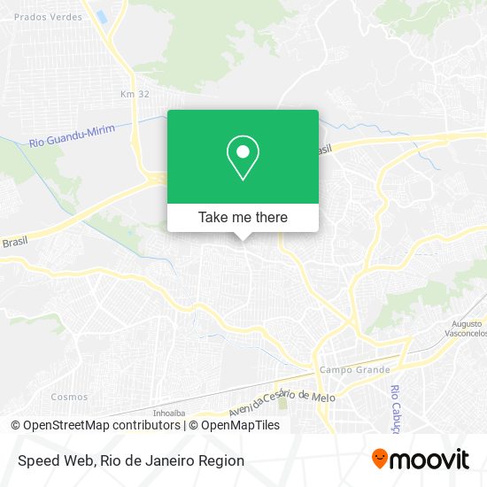 Speed Web map