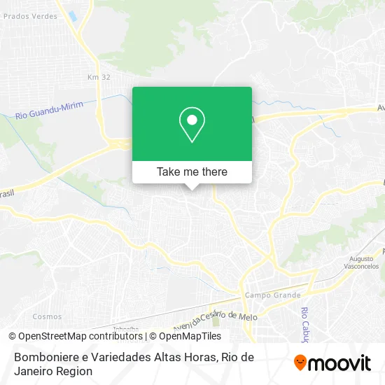 Bomboniere e Variedades Altas Horas map