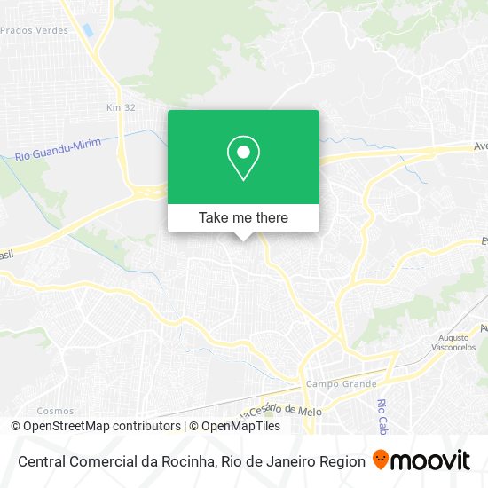 Mapa Central Comercial da Rocinha