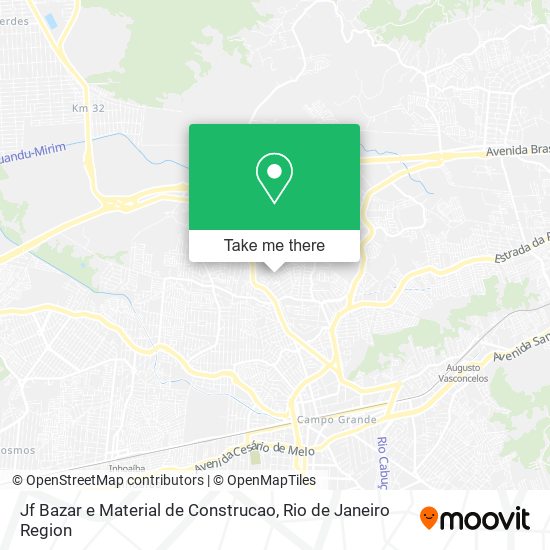 Jf Bazar e Material de Construcao map