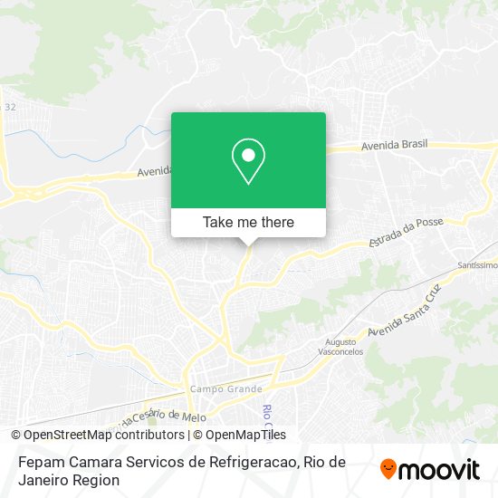 Mapa Fepam Camara Servicos de Refrigeracao