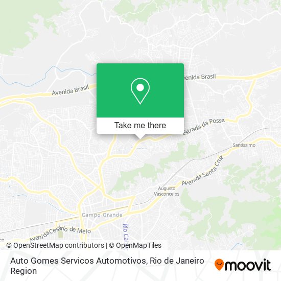 Mapa Auto Gomes Servicos Automotivos