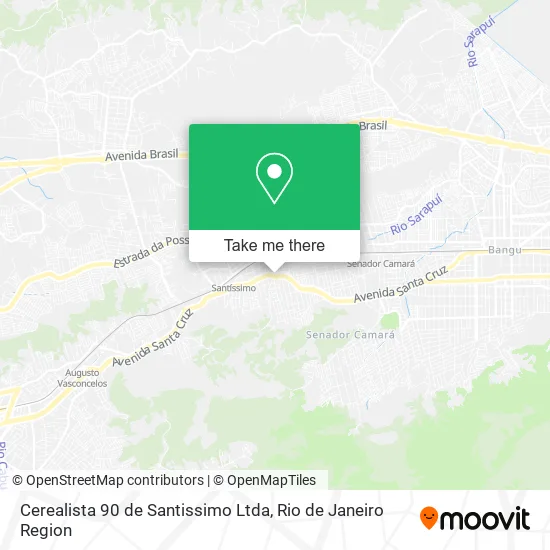 Cerealista 90 de Santissimo Ltda map