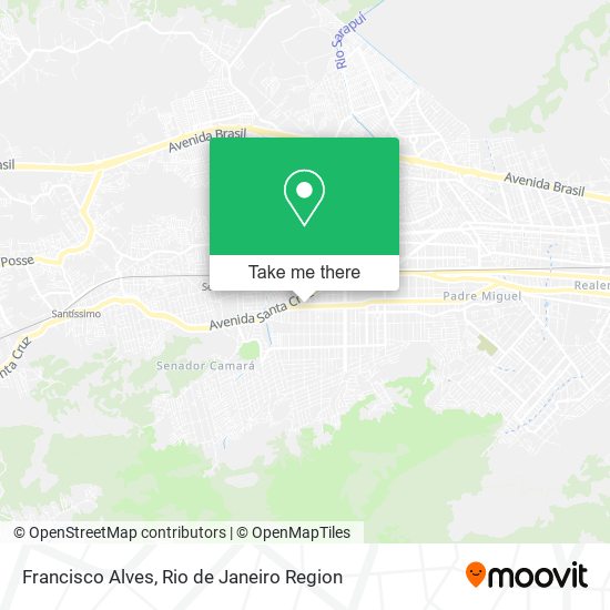 Francisco Alves map