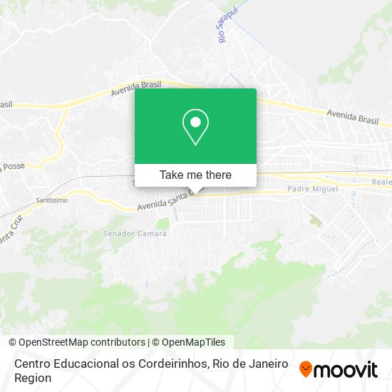 Centro Educacional os Cordeirinhos map