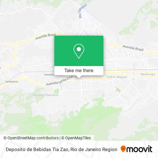 Mapa Deposito de Bebidas Tia Zao