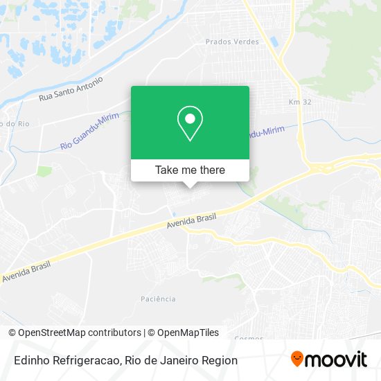 Mapa Edinho Refrigeracao